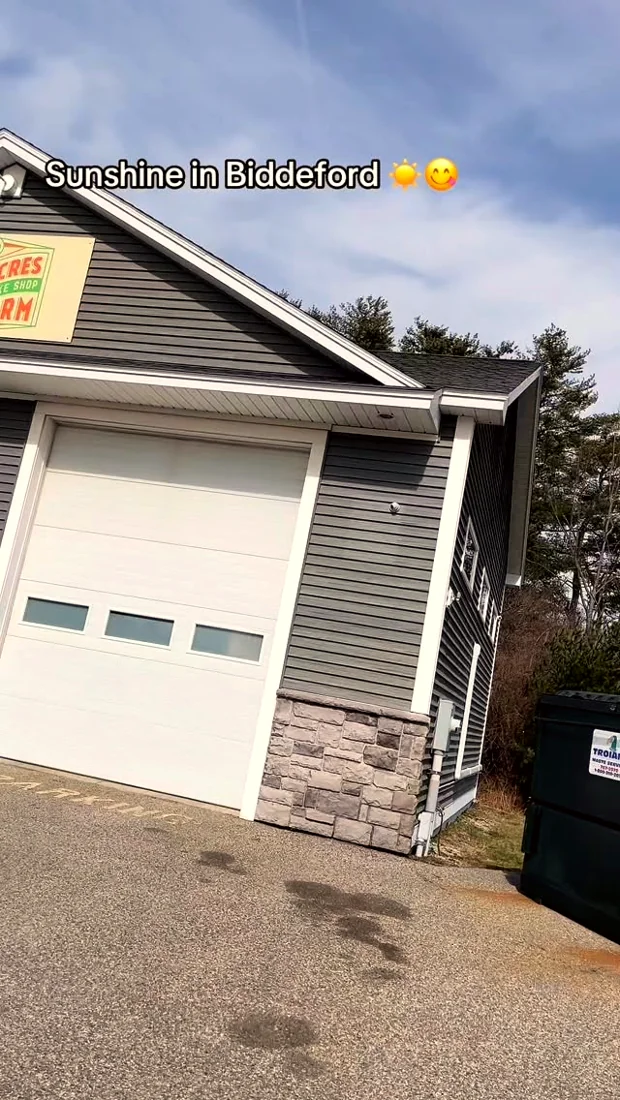 The shop on a sunny Biddeford day